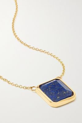 Mateo - 14-karat Gold Lapis Lazuli Necklace - one size