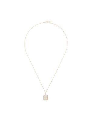 Mateo 14kt gold crystal-embellished heart necklace