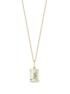 Mateo 14kt yellow gold amethyst pendant necklace