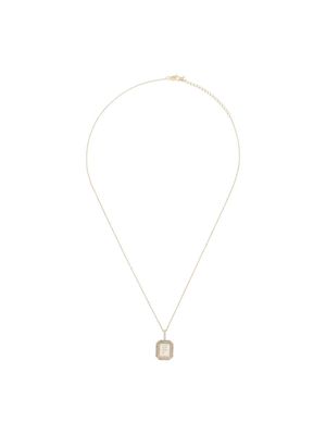 Mateo 14kt yellow gold F-initial diamond necklace