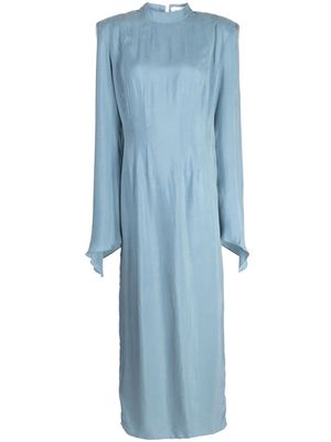 Materiel bell-sleeve maxi dress - Blue