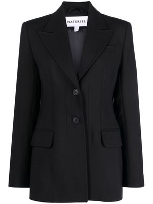 Materiel Corset single-breasted blazer - Black