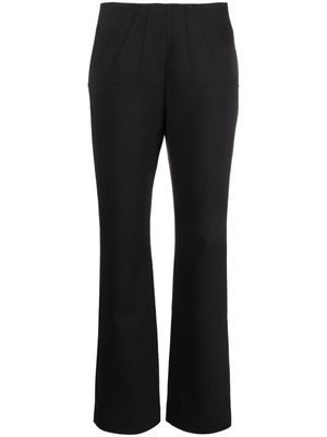 Materiel Corset straight-leg trousers - Black