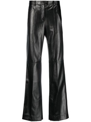 Materiel Eco Leather straight-leg trousers - Black