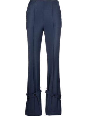 Materiel high-waisted virgin-wool trousers - Blue