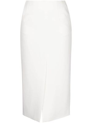 Materiel pencil midi skirt - White
