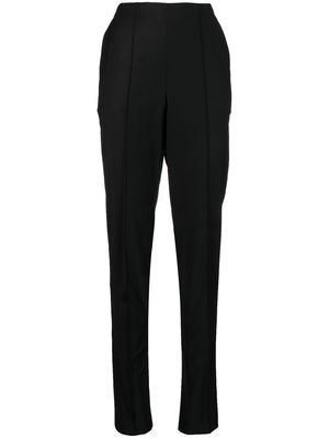 Materiel slim-cut tailored trousers - Black
