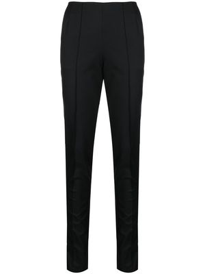 Materiel waxed tailored trousers - Black