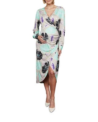 Maternity The Selina Printed High-Low Dress
