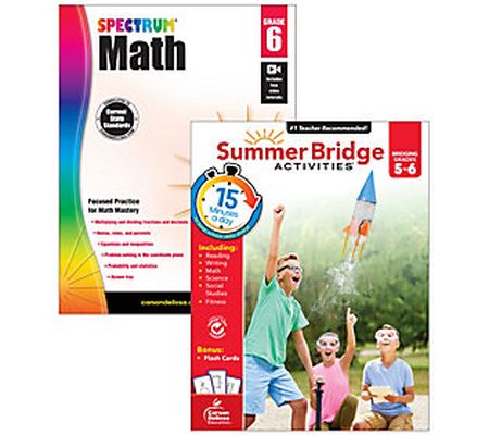 Math Workbook 2-Pack Grade 5-6