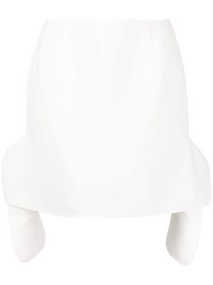 Maticevski Accelerate asymmetric skirt - White