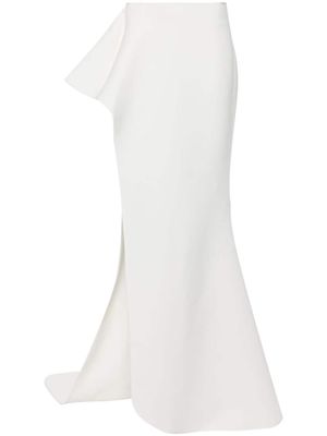 Maticevski Ambience asymmetric-design skirt - White