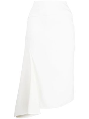 Maticevski asymmetric midi skirt - White