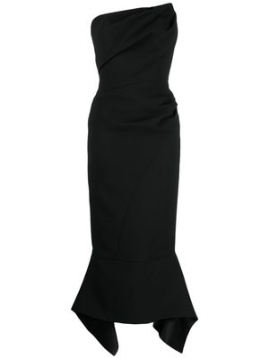 Maticevski bodice fishtail gown - Black