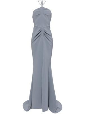 Maticevski halterneck maxi dress - Green