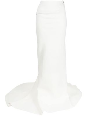 Maticevski high-waisted fishtail skirt - White