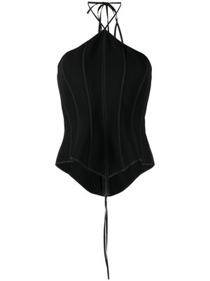 Maticevski Intuit Bustier corset-style top - Black
