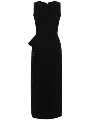 Maticevski Mannerism side-slit dress - Black