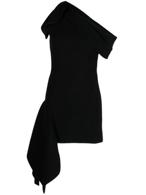 Maticevski Rigor asymmetric mini dress - Black