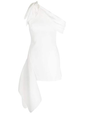 Maticevski Rigor asymmetric mini dress - White