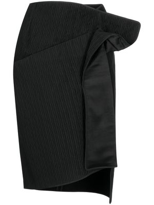 Maticevski twist-detail asymmetric skirt - Black