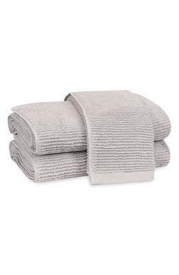 Matouk Aman Rib Cotton Hand Towel in Cloud