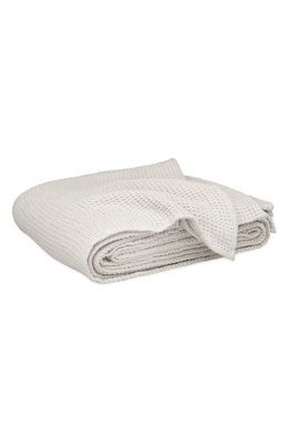 Matouk Chatham Blanket in Silver