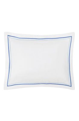 Matouk Essex Cotton Percale Boudoir Sham in Azure