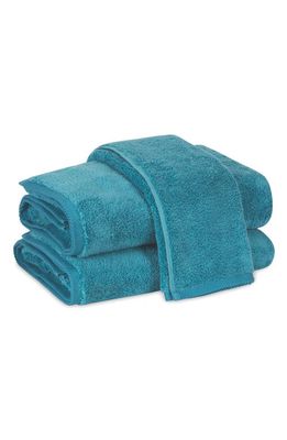 Matouk Milagro Cotton Terry Hand Towel in Peacock