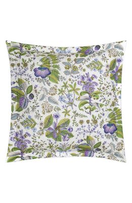 Matouk Pomegranate Quilted Linen Pillow Sham in Lilac