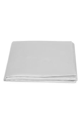 Matouk Talita 615 Thread Count Cotton Sateen Fitted Sheet in Silver