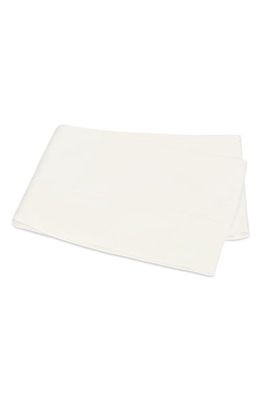 Matouk Talita Hemstitch 615 Thread Count Sateen Flat Sheet in Bone