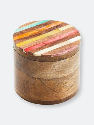 Matr Boomie Banka Mundi Keepsake Box Round