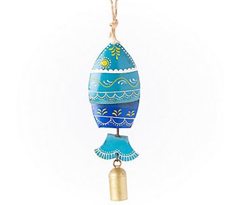 Matr Boomie Henna Treasure Bell Chime  Segmente d Fish