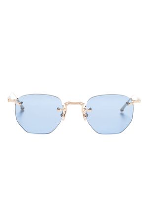 Matsuda geometric-frame rimless sunglasses - Gold