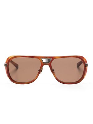 Matsuda M3023V2 pilot-frame sunglasses - Brown