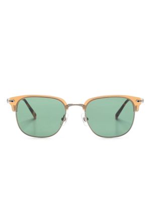 Matsuda matte Clubmaster-frame tinted sunglasses - Brown