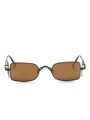 Matsuda rectangle-frame sunglasses - Black