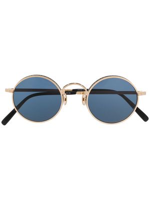 Matsuda round-frame logo sunglasses - Gold