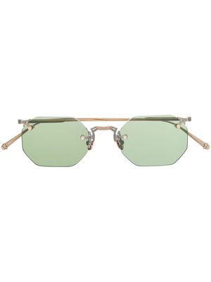 Matsuda square-frame tinted sunglasses - Green
