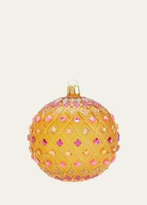 Matte Multicolor Christmas Ball Ornament