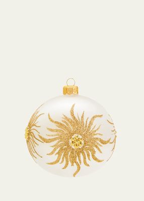 Matte Sun Christmas Ball Ornament