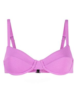 Matteau balconette bikini top - Purple