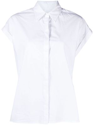 Matteau pointed-collar organic cotton shirt - White