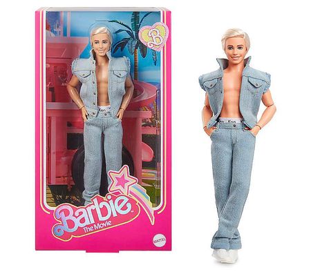 Mattel Barbie Ken Doll Wearing All-Denim Matchi ng Set