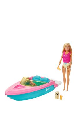 Mattel Barbie® Doll and Boat in Pink 