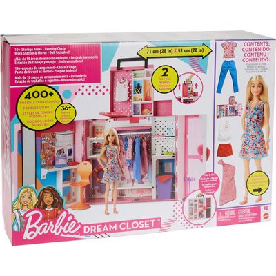 Mattel Barbie® Dream Closet™ Doll and Playset in Multi 