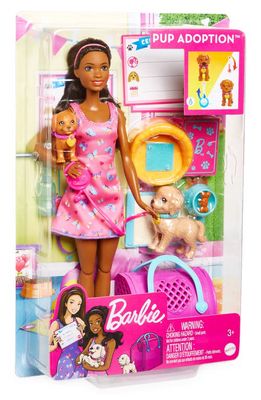 Mattel Barbie® Pup Adoption Doll in Dark Brown Hair 