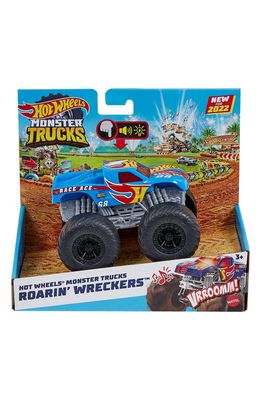 Mattel Hot Wheels Monster Trucks Roarin' Wreckers Race Ace Truck in Multi