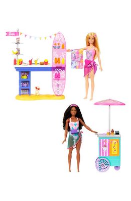 Mattel Malibu Barbie & Brooklyn Beach Boardwalk Playset in None